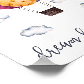 保育園 アート  夢を大きく 風船 ポスター (角)