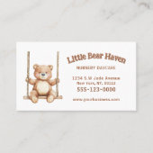 保育園+デイケア+ベビーシッター+ナニーサービス 名刺 (正面)