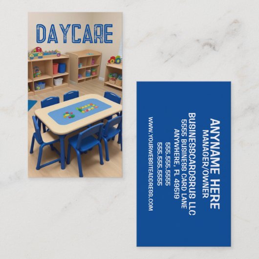 保育園 名刺 (正面/裏面)