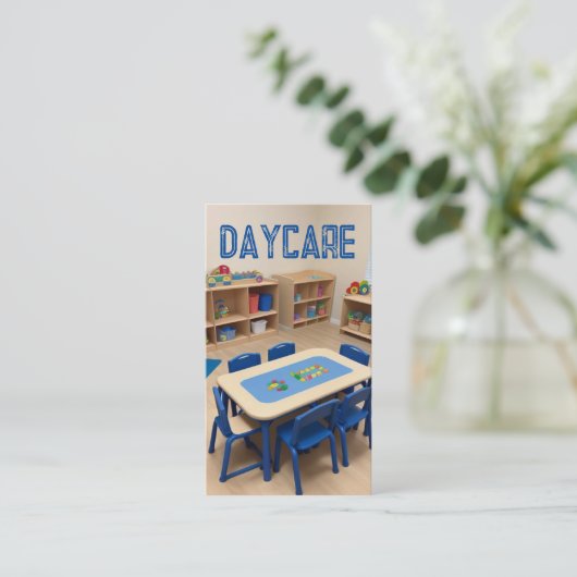 保育園 名刺 (スタンド正面)