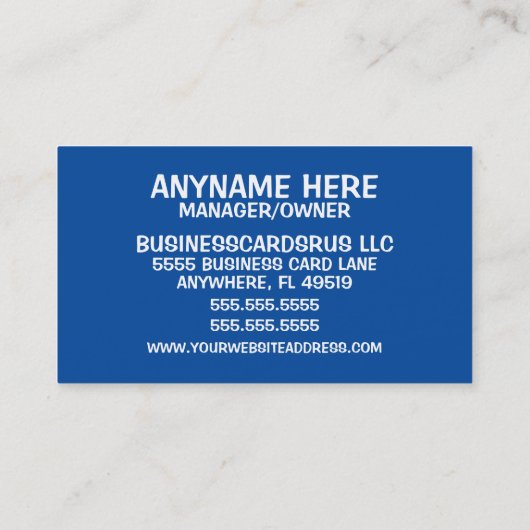 保育園 名刺 (裏面)