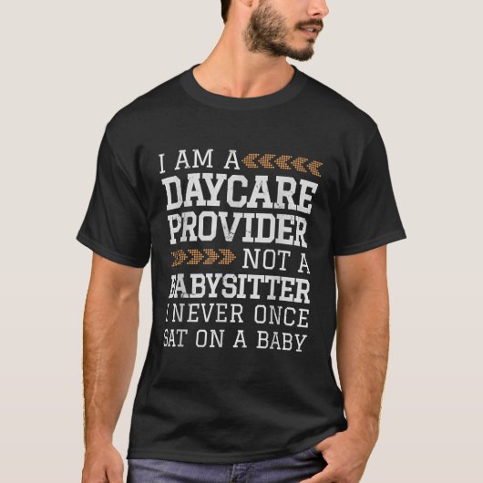 保育士ではない保育園保育業者 Tシャツ (正面)