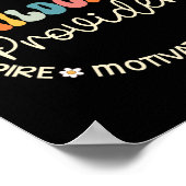 保育士鑑賞週間が学校に戻る ポスター (角)