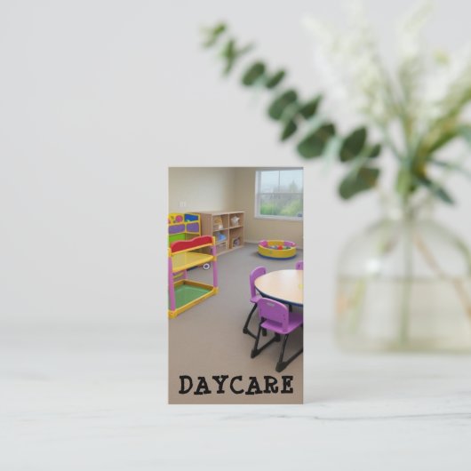 保育室遊 名刺 (スタンド正面)