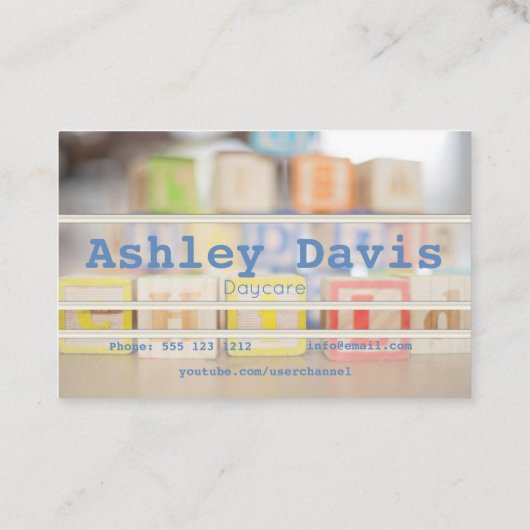 保育用名刺 名刺 (裏面)