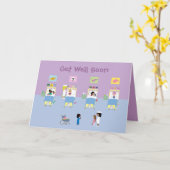 保育院のカードが早く届く カード (黄色い花)