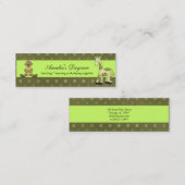 保育 スキニー名刺 (正面/裏面)