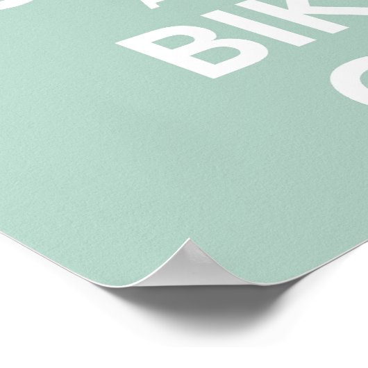 保自転車 ポスター (角)