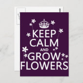 保花を穏やかに咲かせる ポストカード (正面/裏面)