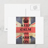 保英運国旗 ポストカード (正面/裏面)