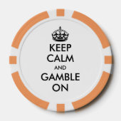 保落ち着いたギャンブルカスタムでカジノトランプのポーカーチップ ポーカーチップ (正面)