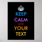 保落ち着いたポスターカスタムテンパ ポスター (正面)