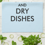 保落ち着いた乾いた料理のキッチンおもしろいタオル キッチンタオル<br><div class="desc">保落ち着いて乾いたおもしろい食器。カスタムタイポグラフィとクラウンのロモダンゴを含むデザインカラー。自分のミームをユーモアのある作れ。自宅、オフィス、またはビジネスのおもしろい。</div>