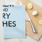 保落ち着いた乾いた料理のキッチンおもしろいタオル キッチンタオル (四つ折り)