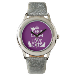 保落ち着いた愛猫（どんな色でも） 腕時計