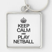 保落ち着いた遊ネットボール キーホルダー (正面)