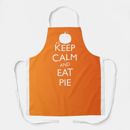 保落ち着いた食べパイ エプロン (正面)