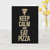 保落ち着いた食べピザ カード (黄色い花)