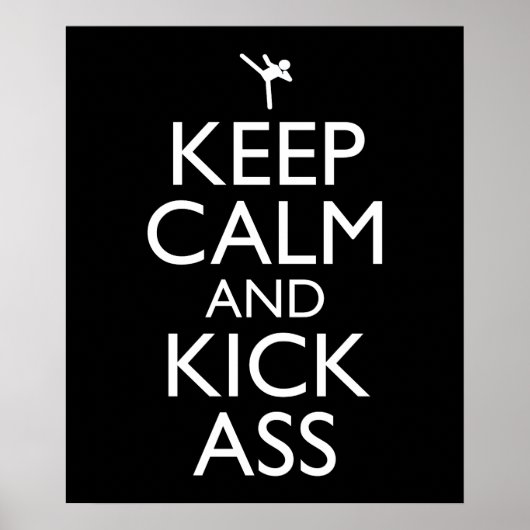 保落ち着いた ポスター (正面)