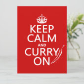 保落ち着いてカレー 招待状 (スタンド正面)