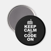 保落ち着いてコード マグネット (正面/裏面)