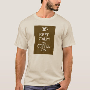 保落ち着いてコーヒー Tシャツ
