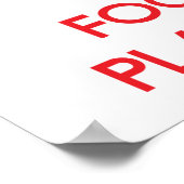 保落ち着いてソックスに集中遊する ポスター (角)