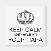 「保落ち着いてティアラを調節」マグネット マグネット (正面)