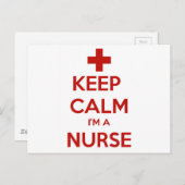 保落ち着いてナース ポストカード (正面/裏面)