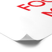 保落ち着いてメディケアに集中 ポスター (角)