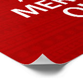 保落ち着いてメリーいる ポスター (角)