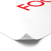 保落ち着いてラムに集中 ポスター (角)