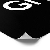 保落ち着いて与えい ポスター (角)