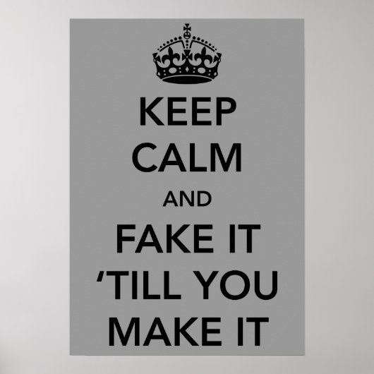 保落ち着いて作る ポスター (正面)