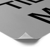 保落ち着いて作る ポスター (角)