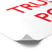 保落ち着いて信頼 ポスター (角)