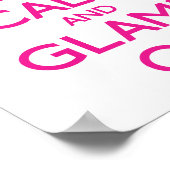 保落ち着いて光る ポスター (角)