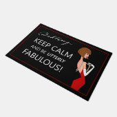 「保落ち着いて全く素晴らしい！」 ドアマット (アングル)