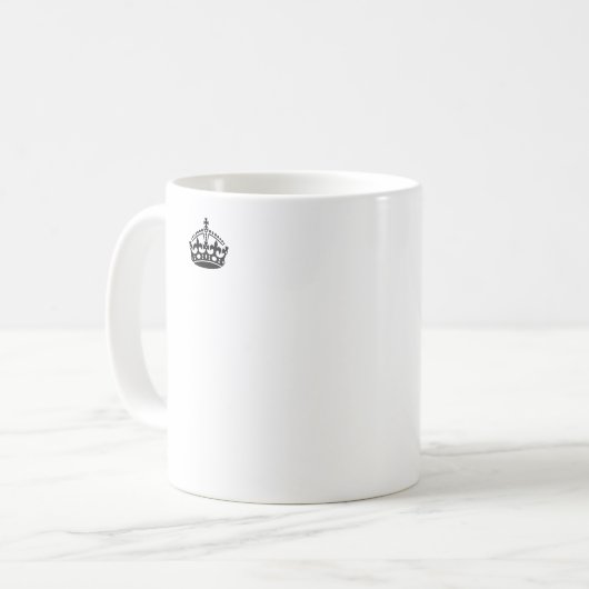 保落ち着いて判事だ コーヒーマグカップ (正面左)