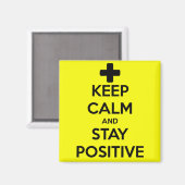 保落ち着いて前向き マグネット (正面/裏面)