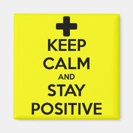 保落ち着いて前向き マグネット