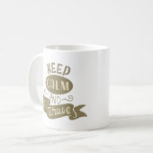 保落ち着いて勇気を出せ コーヒーマグカップ (正面左)