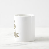 保落ち着いて勇気を出せ コーヒーマグカップ (中央)