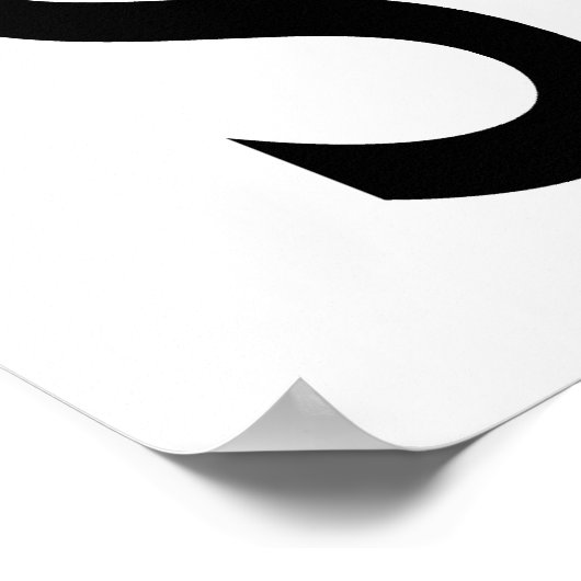 保落ち着いて動く ポスター (角)