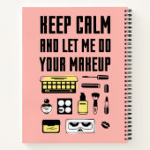 保落ち着いて化粧させて ノートブック (裏面)