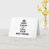 保落ち着いて友最高の人に電話 カード (黄色い花)