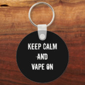 保落ち着いて吐く キーホルダー (正面)