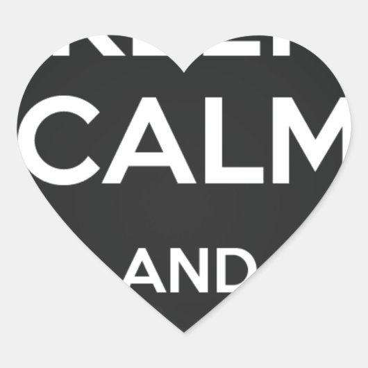 保落ち着いて吐く ハートシール (正面)