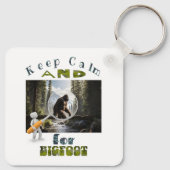 保落ち着いて大足を探最高のす キーホルダー (裏面)