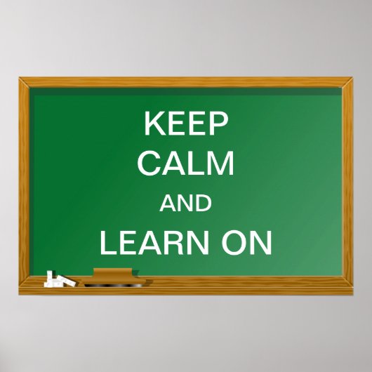 保落ち着いて学いる ポスター (正面)